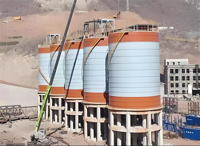 双河高架钢板仓